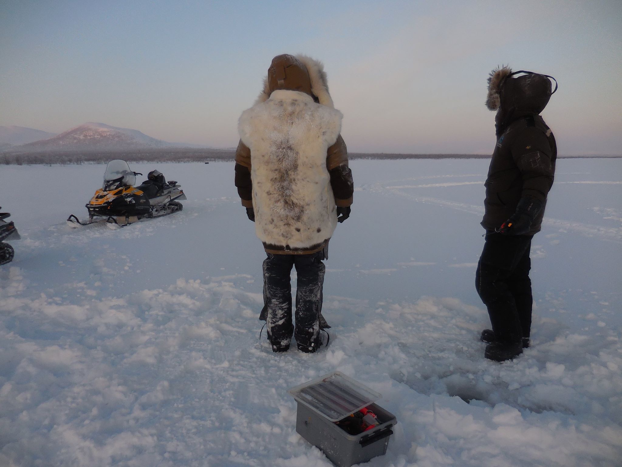 Ice fishing & river fishing